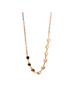 Rose gold pendant necklace CPR38-01