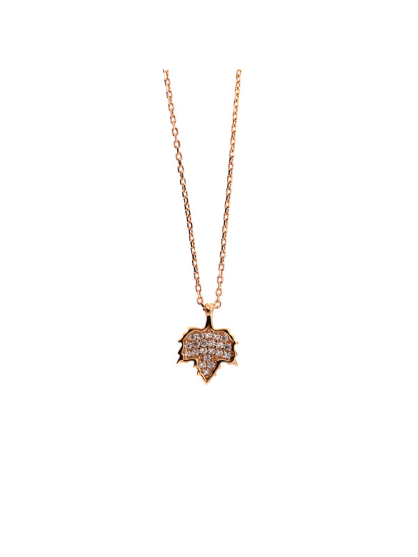 Rose gold pendant necklace CPR37-01