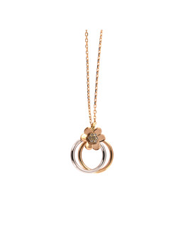 Rose gold pendant necklace CPR31-08