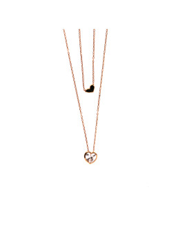 Rose gold pendant necklace CPR25-05
