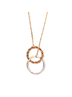 Rose gold pendant necklace CPR31-05