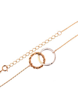 Rose gold pendant necklace CPR31-05