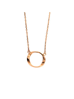 Rose gold pendant necklace CPR31-04
