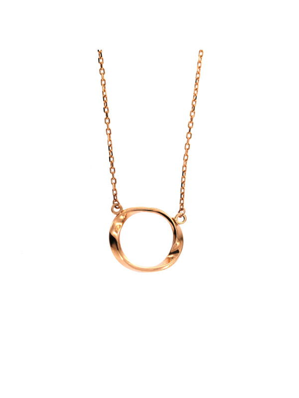 Rose gold pendant necklace CPR31-04