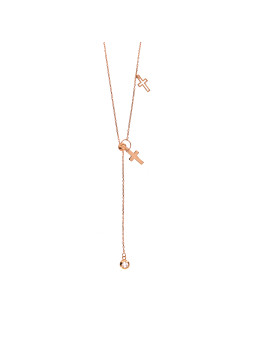 Rose gold pendant necklace CPR29-04