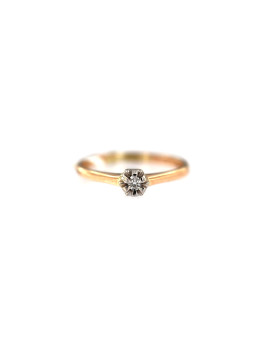 Rose gold ring with diamond DRBR04-14