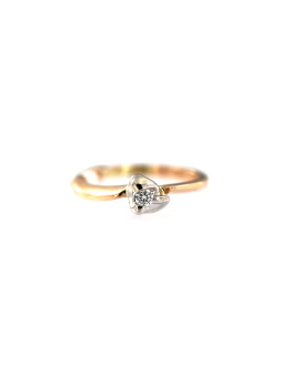 Rose gold ring with diamond DRBR11-02