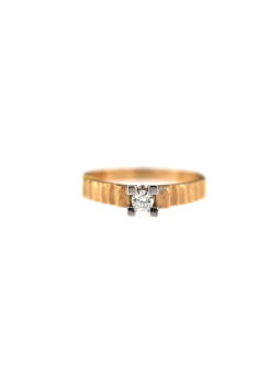 Rose gold ring with diamond DRBR01-28