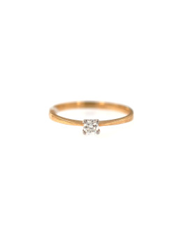 Rose gold ring with diamond DRBR01-30