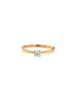 Rose gold ring with diamond DRBR01-31