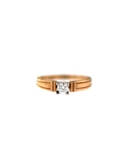 Rose gold ring with diamond DRBR01-32