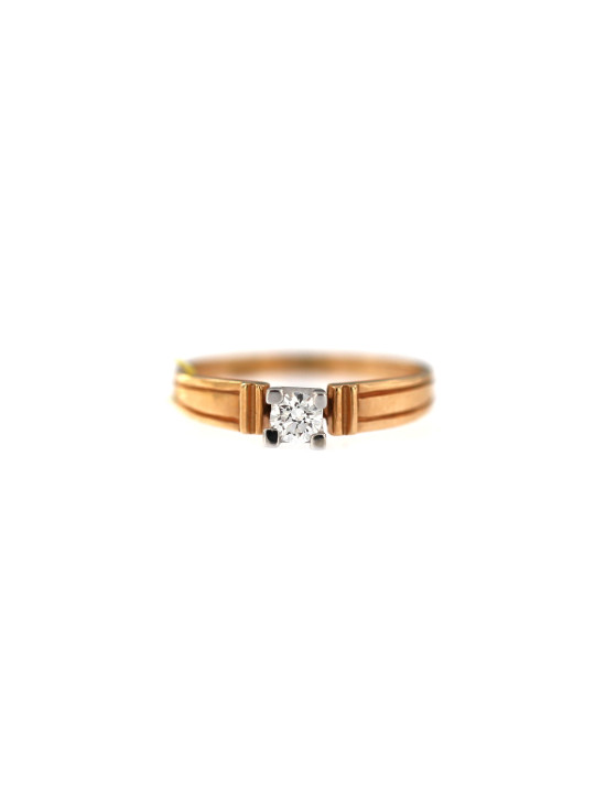 Rose gold ring with diamond DRBR01-32