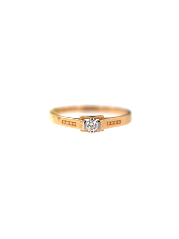 Rose gold ring with diamond DRBR01-33