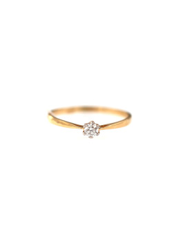 Rose gold ring with diamond DRBR02-19