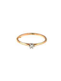 Rose gold ring with diamond DRBR02-23