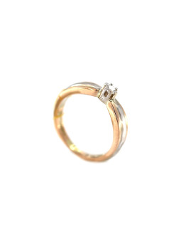 Rose gold ring with diamond DRBR02-27