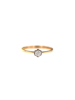 Rose gold ring with diamond DRBR02-38