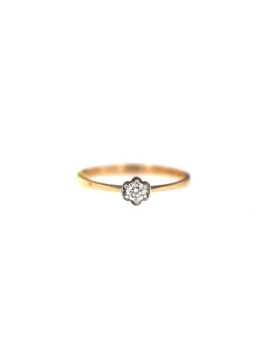 Rose gold ring with diamond DRBR02-38