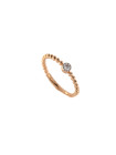 Rose gold ring with diamond DRBR03-07