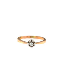 Rose gold ring with diamond DRBR04-09