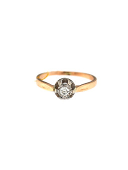 Rose gold ring with diamond DRBR04-13