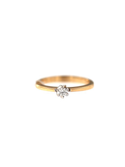 Rose gold ring with diamond DRBR05-01