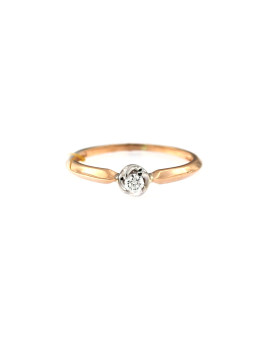 Rose gold ring with diamond DRBR05-05
