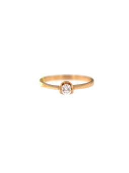 Rose gold ring with diamond DRBR07-01