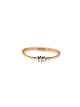 Rose gold ring with diamond DRBR07-07