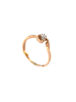 Rose gold ring with diamond DRBR10-13
