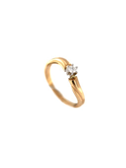 Rose gold ring with diamond DRBR10-16