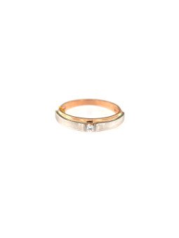 Rose gold ring with diamond DRBR12-23