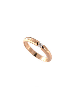 Rose gold ring with diamond DRBR12-36