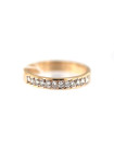 Rose gold ring with diamonds DRBR13-01 