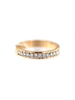 Rose gold ring with diamonds DRBR13-01
