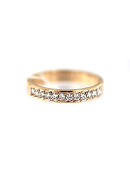 Rose gold ring with diamonds DRBR13-01