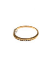 Rose gold ring with diamonds DRBR13-02 
