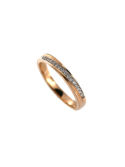 Auksinis žiedas su briliantais DRBR13-09 18MM
