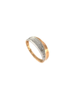 Rose gold ring with diamonds DRBR15-03