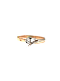 Rose gold ring with diamond DRBR16-07
