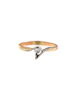 Rose gold ring with diamond DRBR16-05