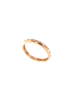 Rose gold zirconia ring DRAM05-10