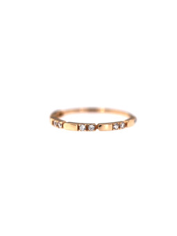 Auksinis žiedas su cirkoniais DRAM05-11