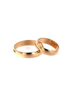 Rose gold wedding ring VEST17 18MM