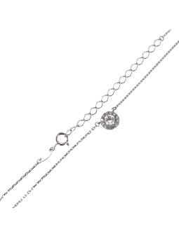 White gold pendant necklace CPB08-03 45/50