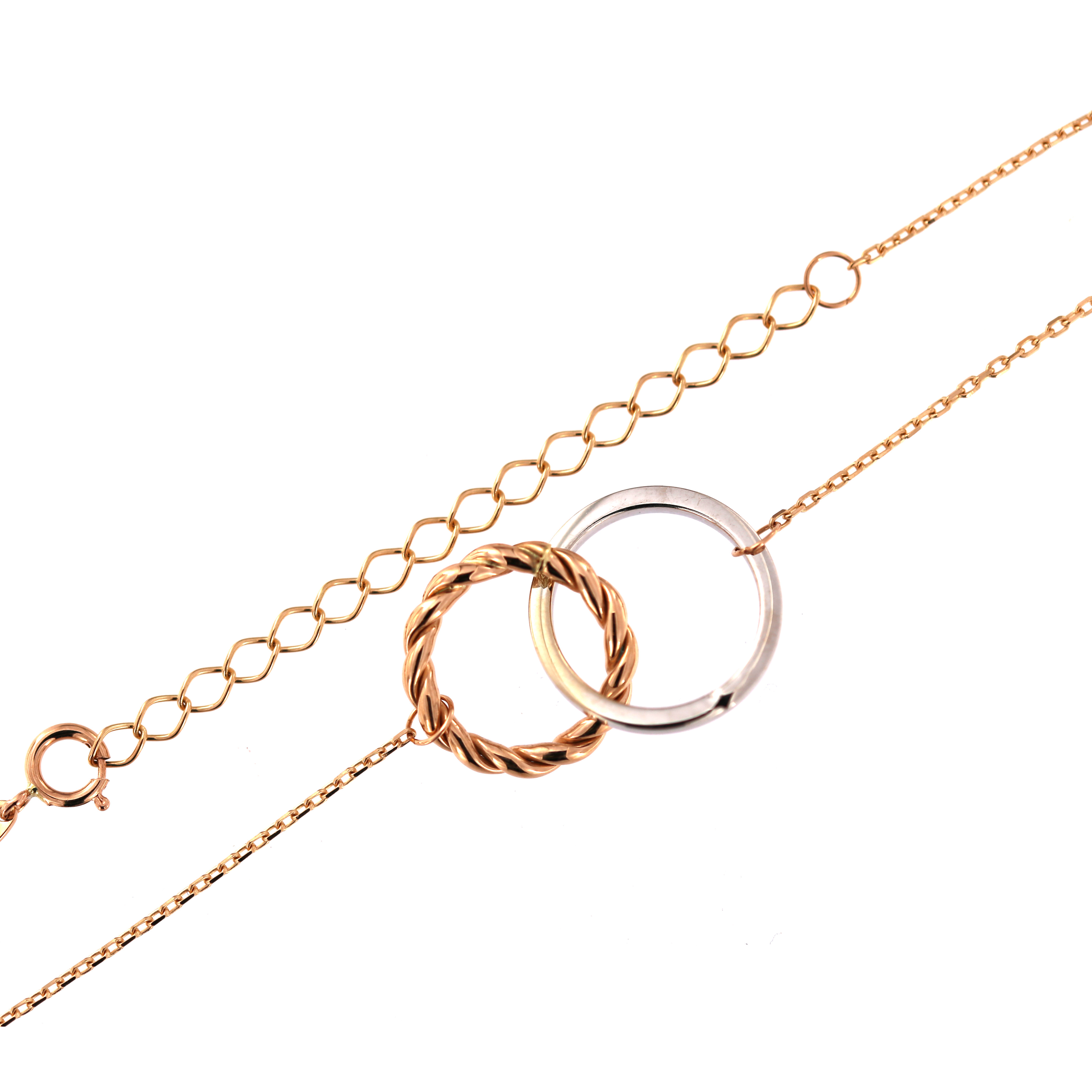 Rose gold pendant necklace CPR31-05