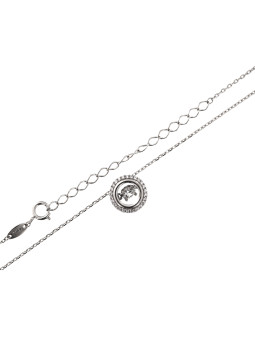 White gold pendant necklace CPB08-02 45/50