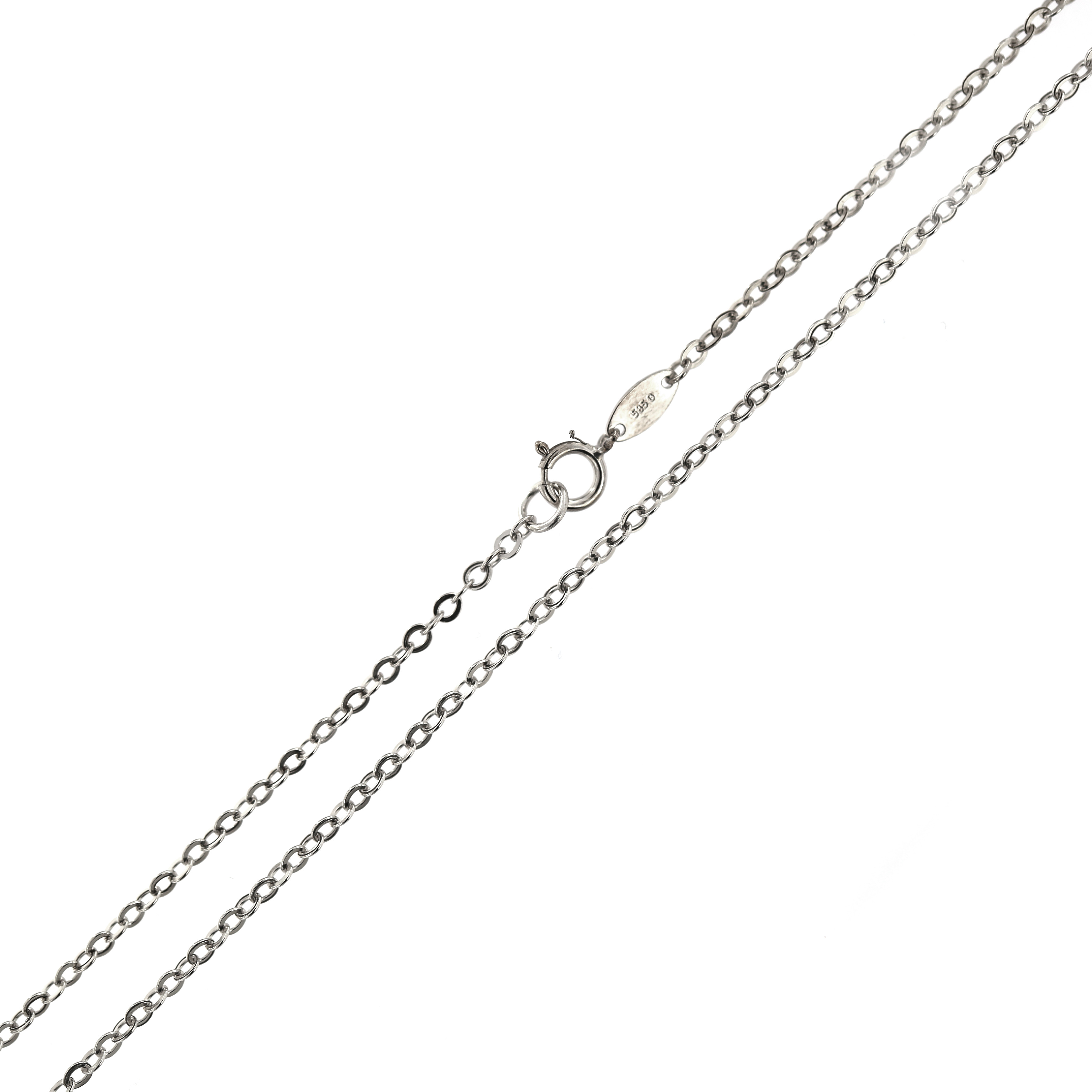 White gold chain CBCAB-1.20MM