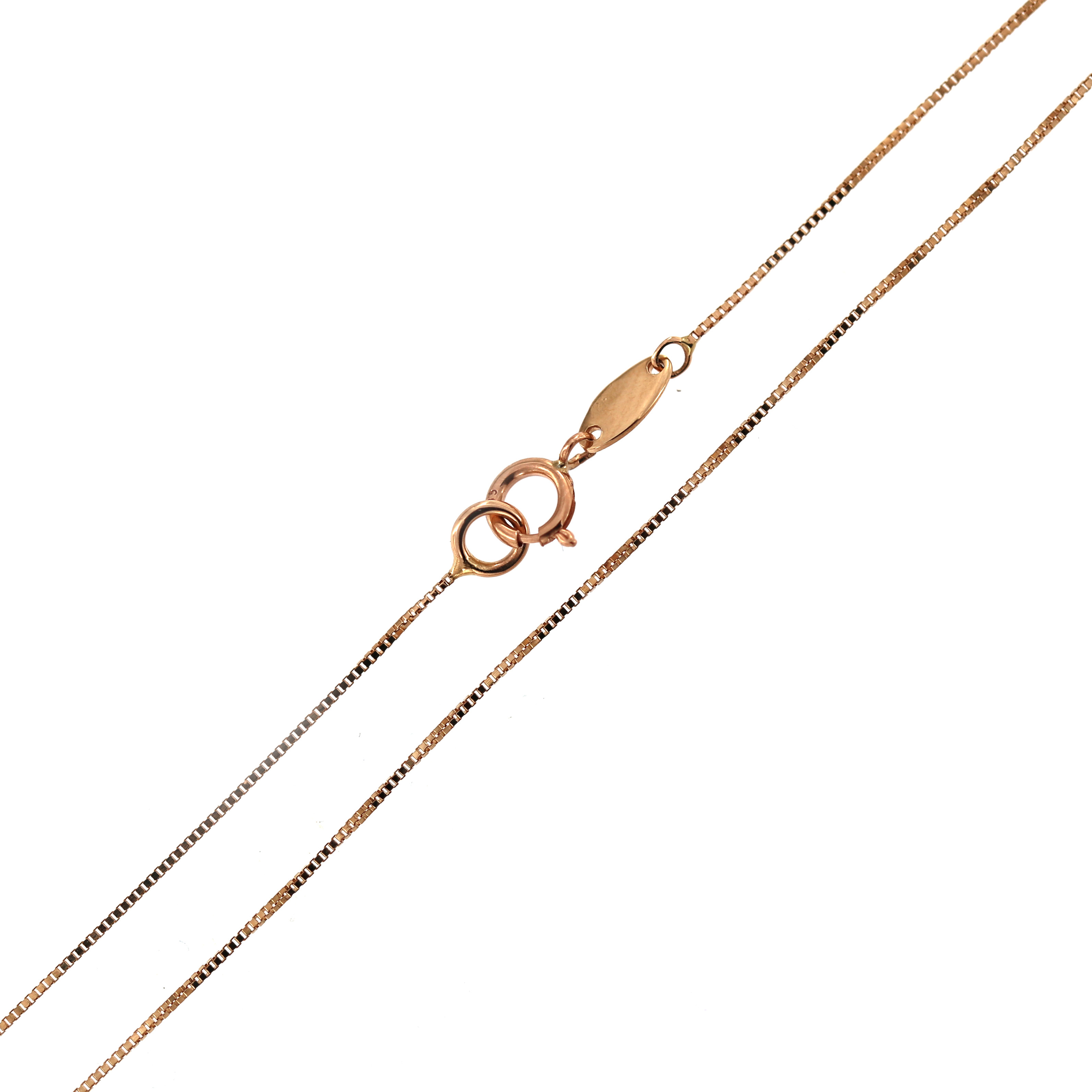 Rose gold chain CRBOX-0.50MM