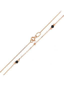 Rose gold pendant necklace CPR24-05